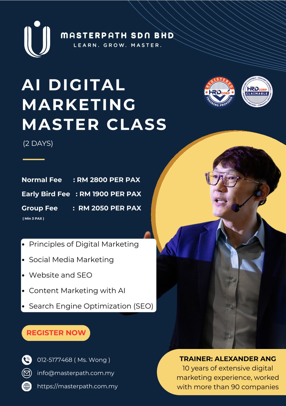 AI DIGITAL MARKETING MASTER CLASS